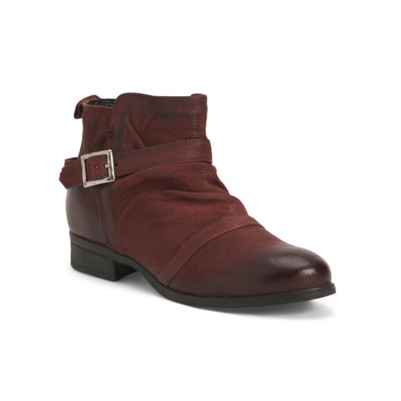 MIZ MOOZ Merlot Leather Suzy Booties - Picture 1 of 2
